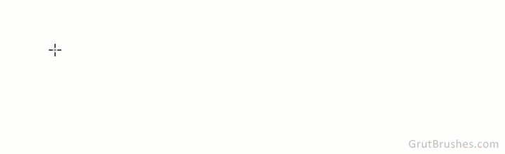 Photoshop Natural Media Brush strokes painted with the 'Rough Buffer' brush