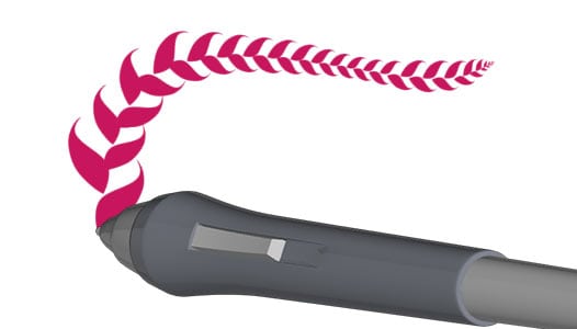 Photoshop pattern brushes follow the direction of your brush stroke